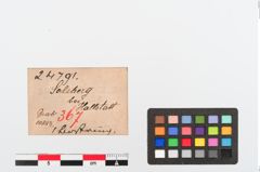 Etiketten zu Bernsteinringperle (NHMW-PRAE-024791)